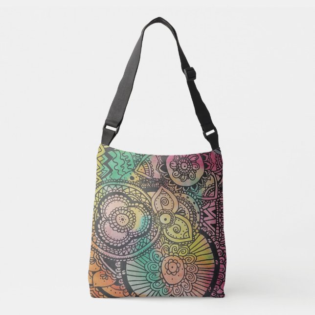 "Mandalas mystiques : Sac fourre-tout pour des voy (Devant)