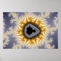 Mandel Bleu - Poster Fractal