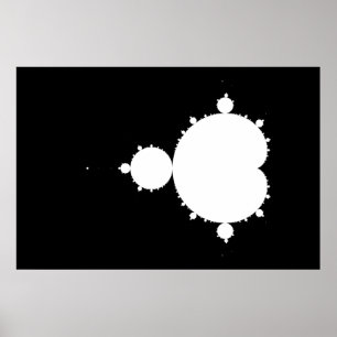 Mandelbrot original a placé 02 - affiche de