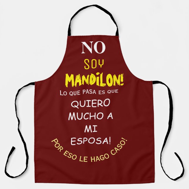 mandilon tablier à l'heure ronde (Recto)
