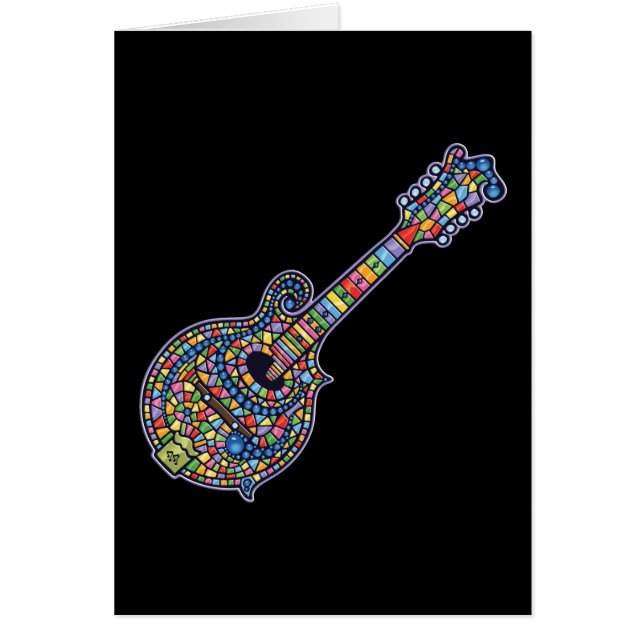 Mandoline de mosaïque (Devant)