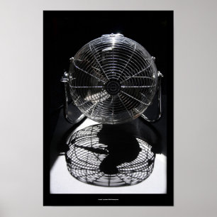 Mandrill Fan BW Still Life Photographie S Poster