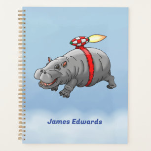 Manège en jetpack d'hippopotame