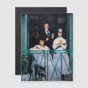 Manet - Balcon / Le Balcon Carte magnétique