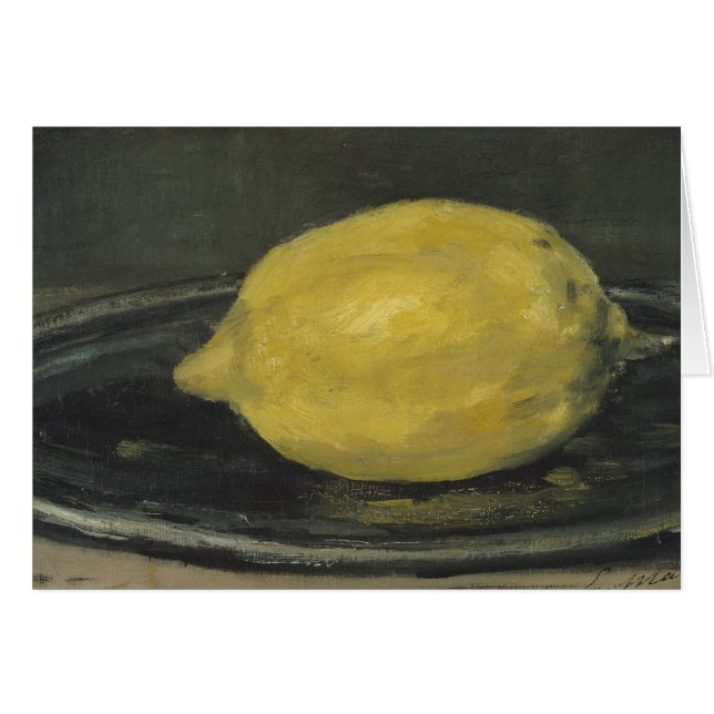 Manet | Le citron, 1880 (Devant horizontal)