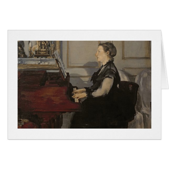 Manet | Madame Manet au piano, 1868 (Devant horizontal)