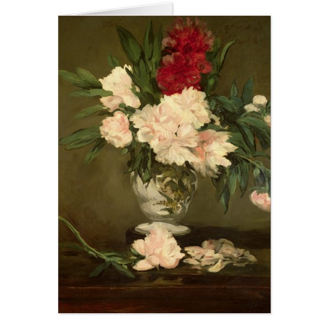Manet | Vase of Peonies on a Small Pedestal, 1864 (Devant)