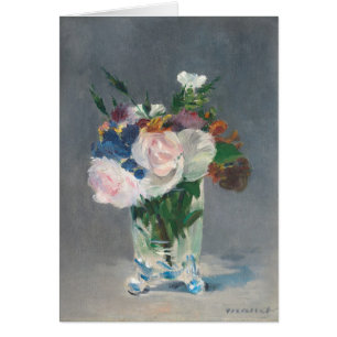 Manette Fleurs dans un vase de cristal, vers 1882