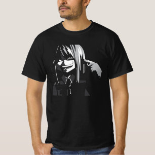 Manga Suicide Girl Anime Tee T-Shirt Design
