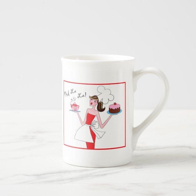 "Mange, bois et sois fabuleux !" Diva Mugs (Droite)