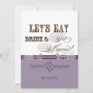 Mange, Bois n Se marier Faire-part de mariage nupt