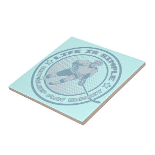 Mange, Dors, Joue À La Carreaux De Hockey