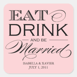 Mange Rose Léger, Boire   Stickers