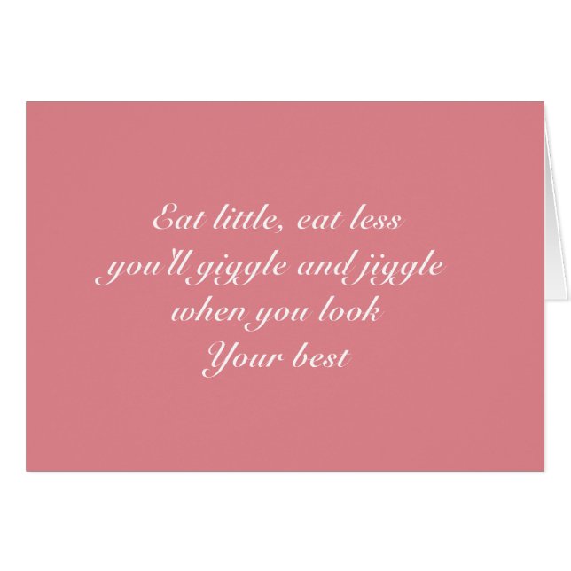 Mange un peu (Devant horizontal)