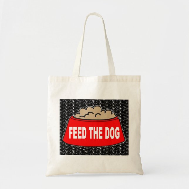 Mangeoire pour chien en forme de sac à main rouge  (Devant)