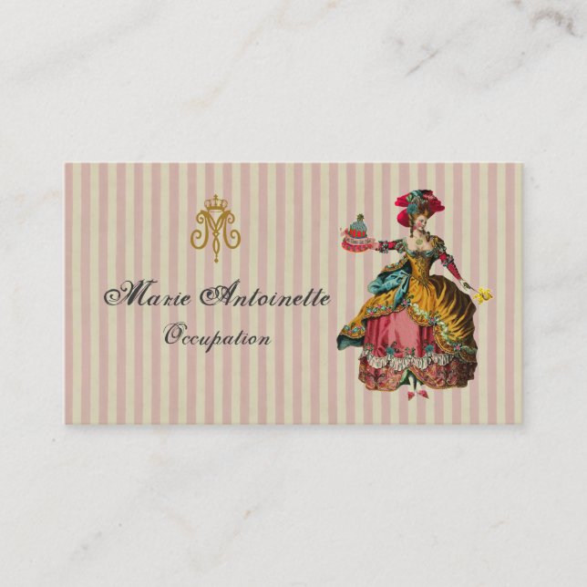 Mangeons du gâteau - Carte de visite (Devant)