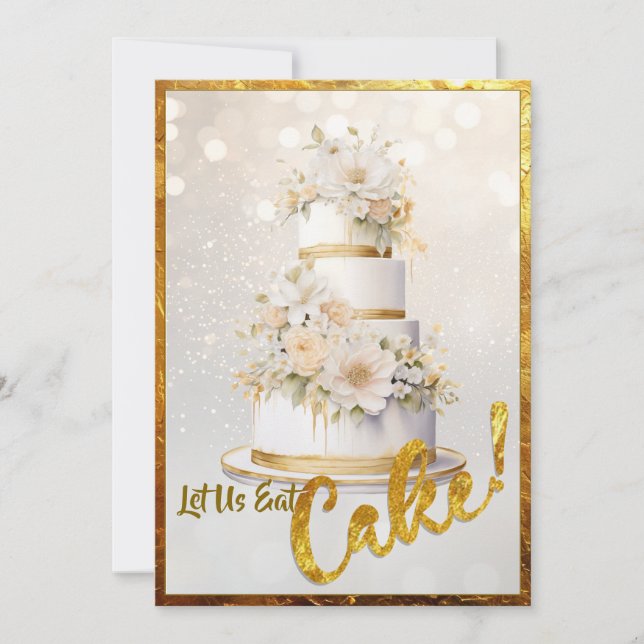 Mangeons Du Gâteau ! Invitation (Devant)