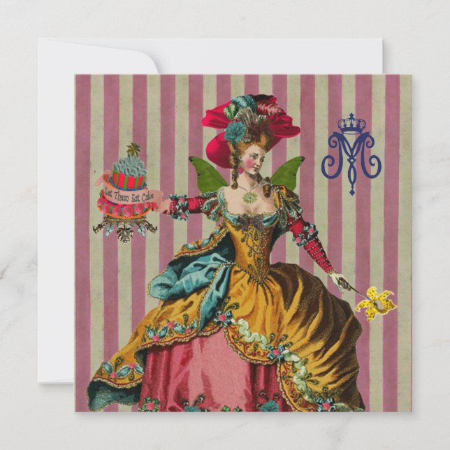 Mangeons du gâteau ~ Invitation / RSVP 5.25x5.25 (Devant)