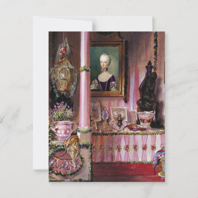 Mangeons le gâteau Marie Antoinette 5 ~ Invitation (Devant)