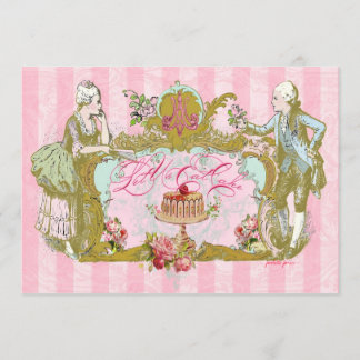 Mangeons les invitations à la fête du gâteau