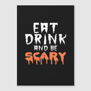 Manger Boire Et Être Drôle Et Effrayant Halloween 