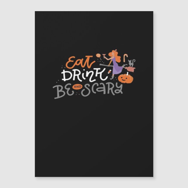 Manger Boire Et Être Drôle Halloween Épouvantable (Devant)