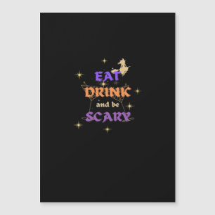 Manger, boire et être effrayant Halloween design a