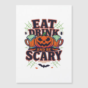 Manger Boire Et Être Effrayant Halloween Design Cr