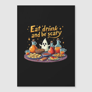 Manger Boire Et Être Effrayant Halloween Drôle Et 