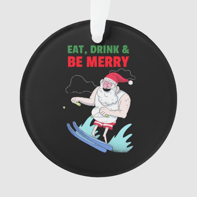 Manger, boire et être joyeux Noël (devant)