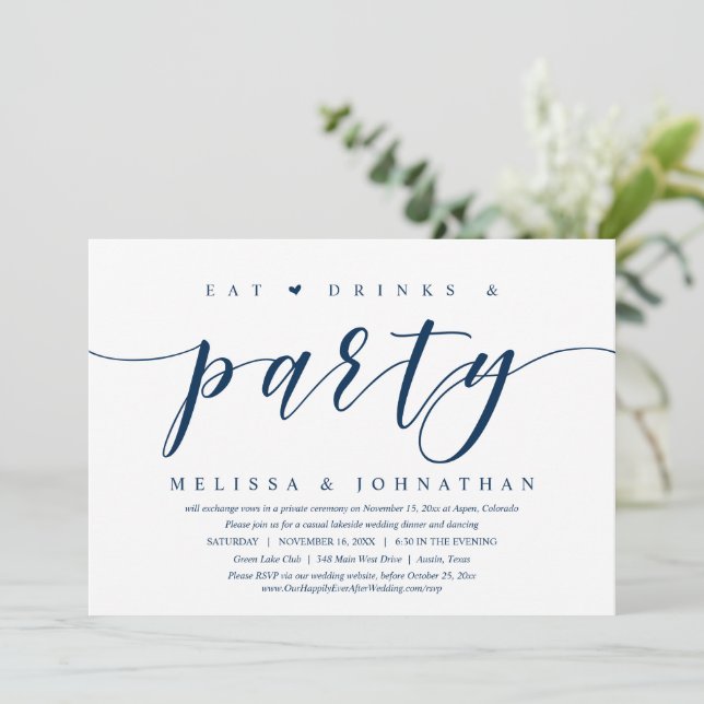 Manger, Boire et Faire la Fête, Invitation au Dîne (Debout devant)