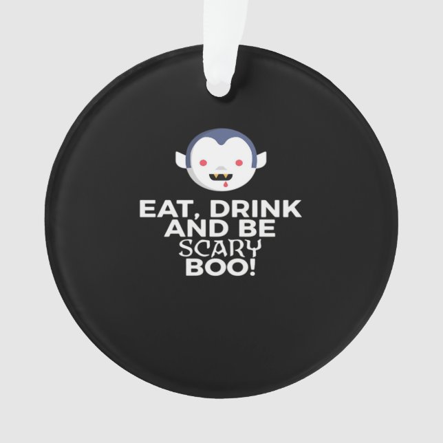 Manger Boire Fantôme Effrayant Halloween Créatif D (devant)