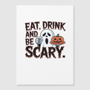 Manger Boire Soyez Effrayant Halloween Citrouille