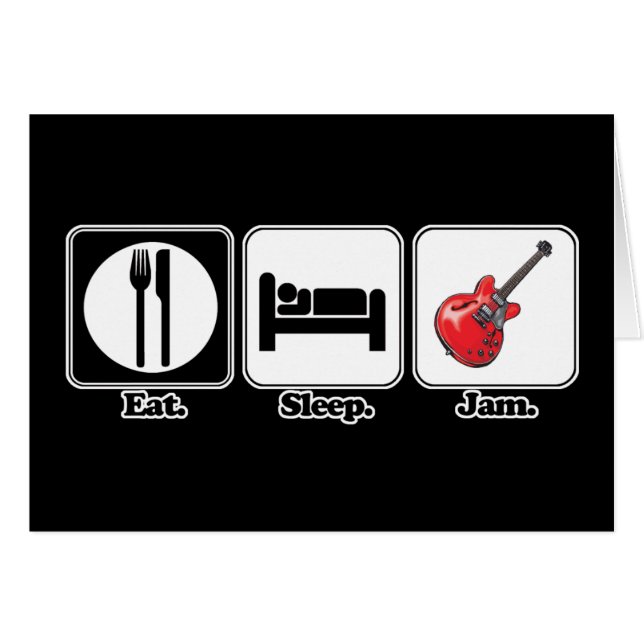 manger de la confiture de sommeil guitare (Devant horizontal)