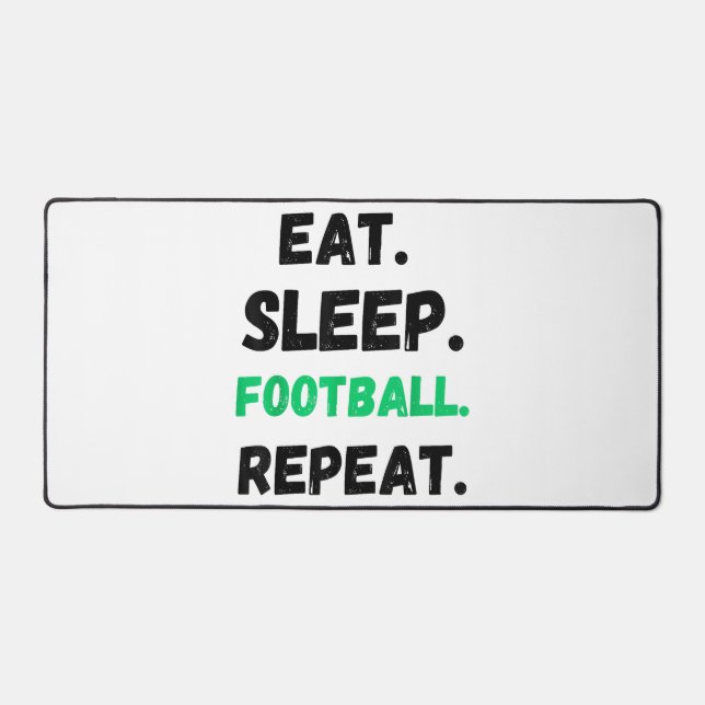 Manger Dormir Football Répéter Mignon Manger Dormi (Recto)