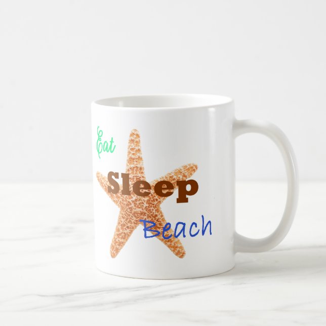 Manger Dormir Plage - Mug (Droite)