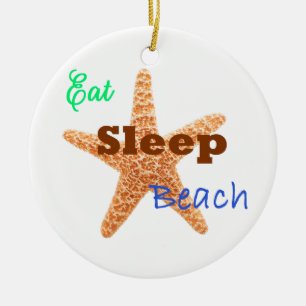 Manger Dormir Plage - Ornement Rond