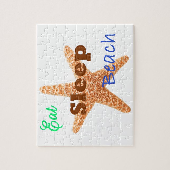 Manger Dormir Plage - Puzzle (Vertical)