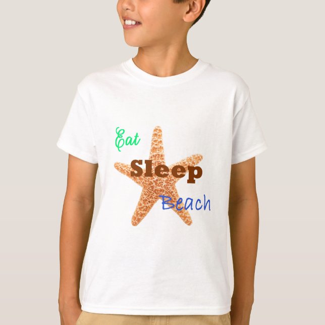 Manger Dormir Plage - T-shirt Enfant (Devant)