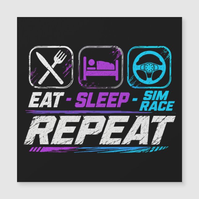 Manger dormir sim course répéter pour les fans de  (Devant)