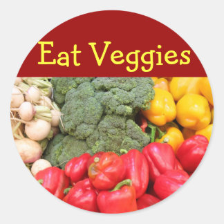 Manger les autocollants Veggie