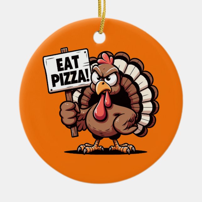 Manger Pizza Turquie Ornement (Devant)