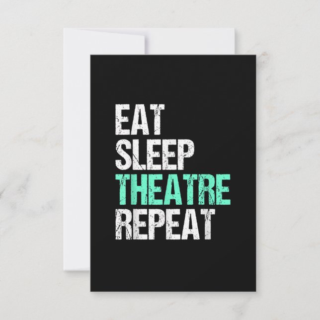 Manger Théâtre du sommeil Répéter (Devant)