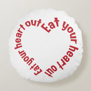 MANGER VOTRE COEUR SORTIR coussin de jetée personn