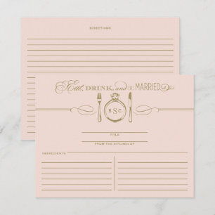 Mangez boire et être marié Blush et Gold Recette