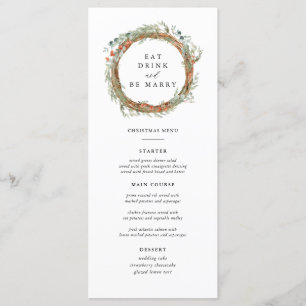 Mangez Boire et être marié Noël Party Menu