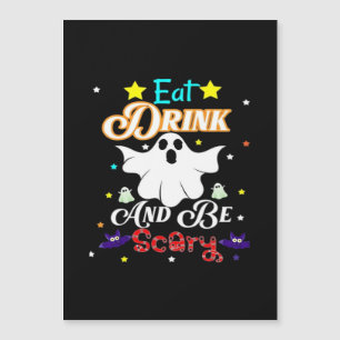 Mangez, Buvez Et Soyez Effrayant Joyeux Halloween 
