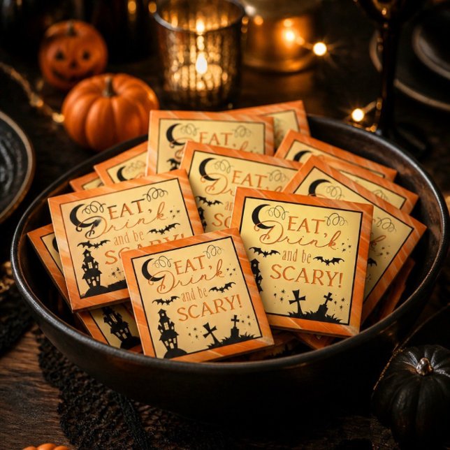 Mangez, Buvez & Soyez Effrayant Magnet Halloween F (Créateur téléchargé)