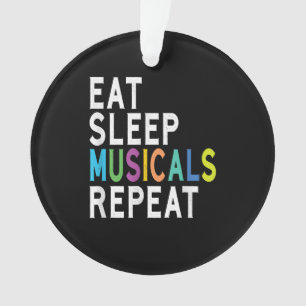 Mangez des comédies musicales du sommeil Répéter,
