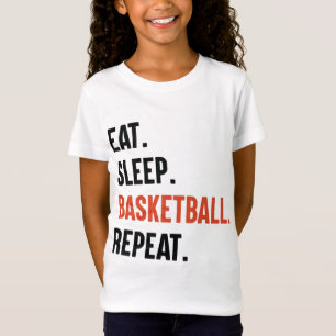 Mangez des T-shirts de basket-ball de sommeil de r